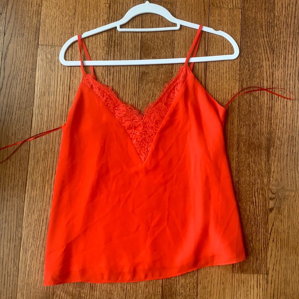 Silk v neck with lace details from Nordstrom Rack